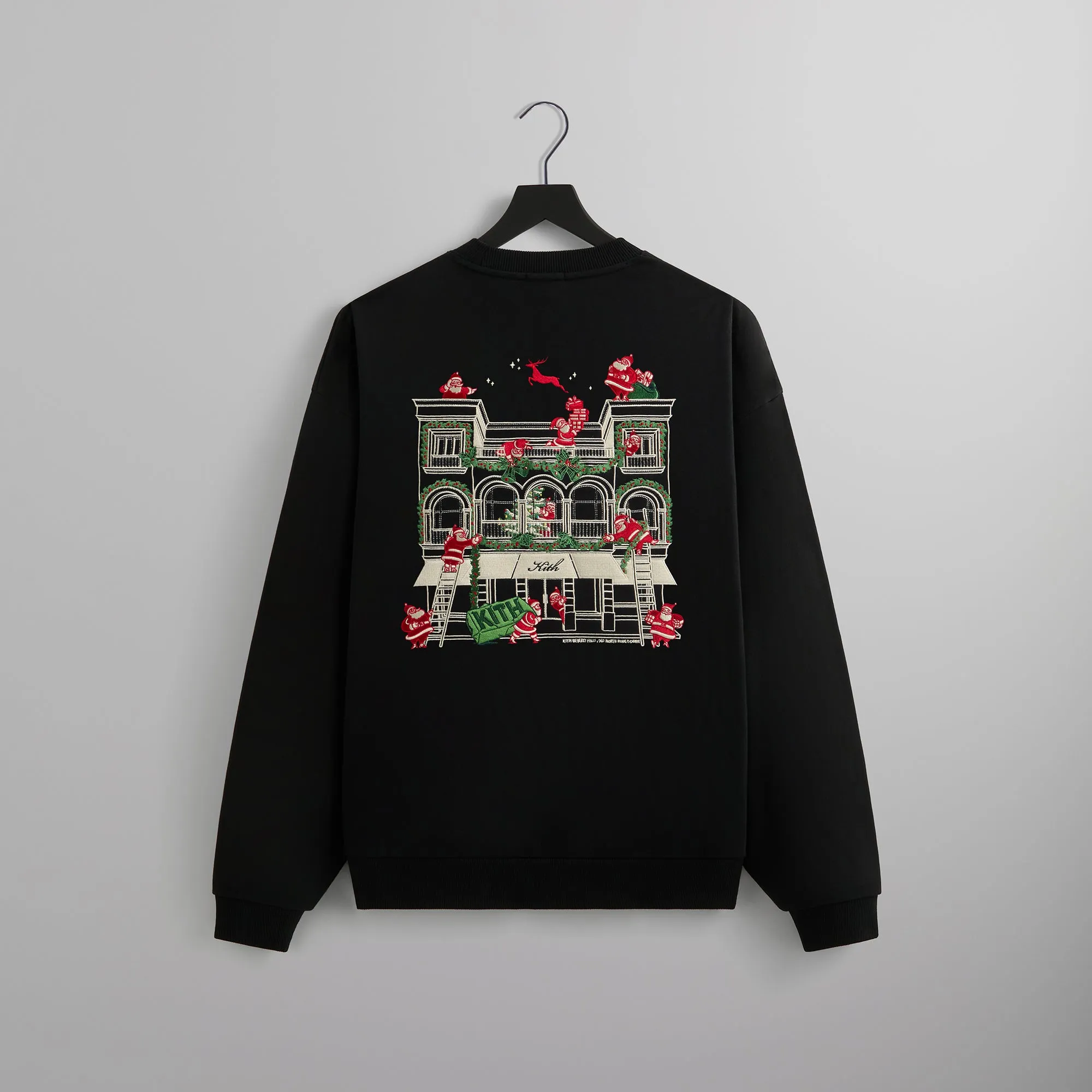 Kithmas Comic Santa Nelson Crewneck - Black sold by Kith product image thumbnail 2