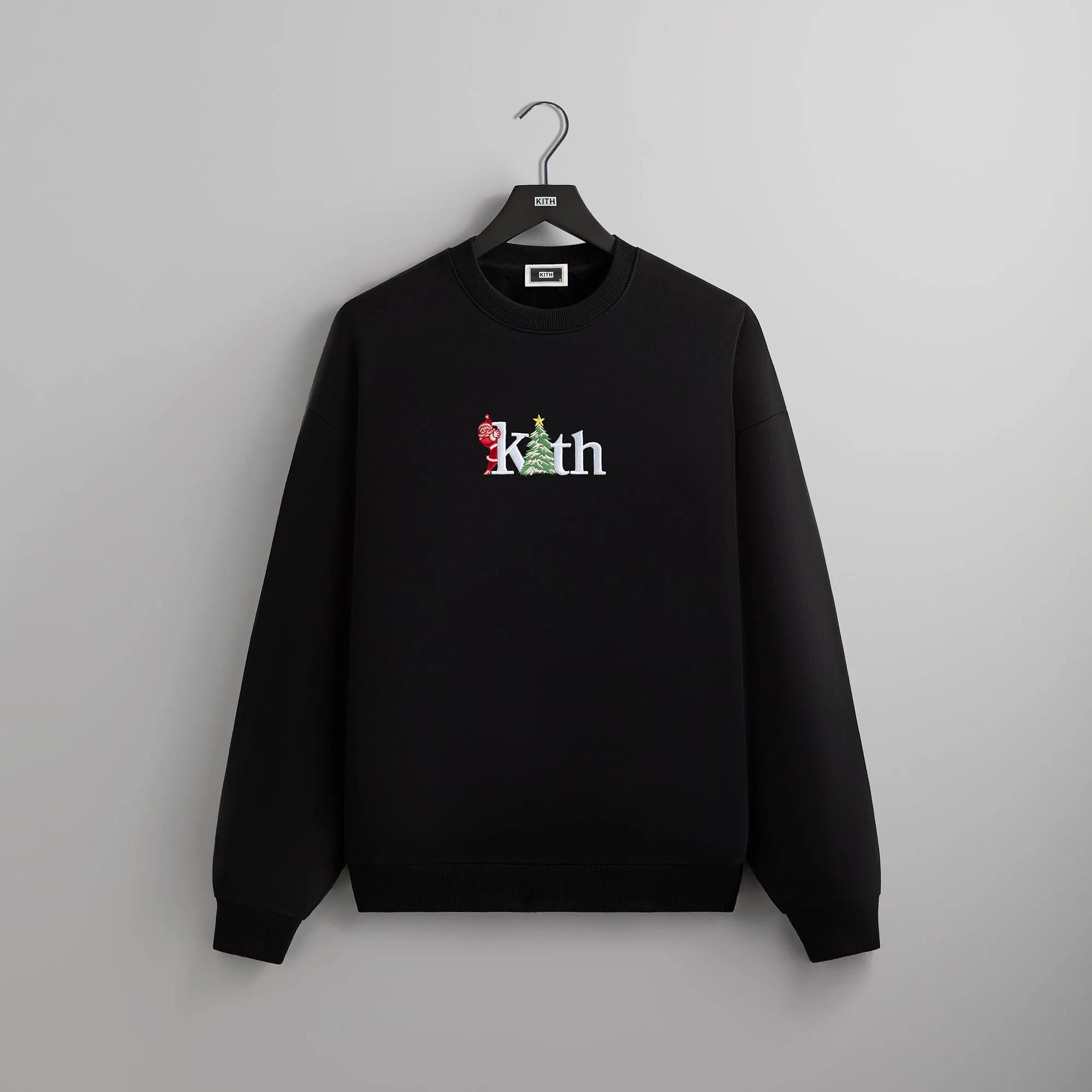 Kithmas Comic Santa Nelson Crewneck - Black sold by Kith