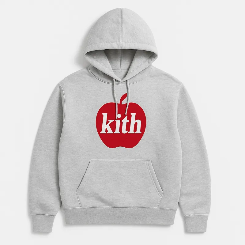 ★24SS★Kith Striped Interlock Williams III Hoodie Kith Striped Interlock Williams III Hoodie Rye Men's - SS24 - US