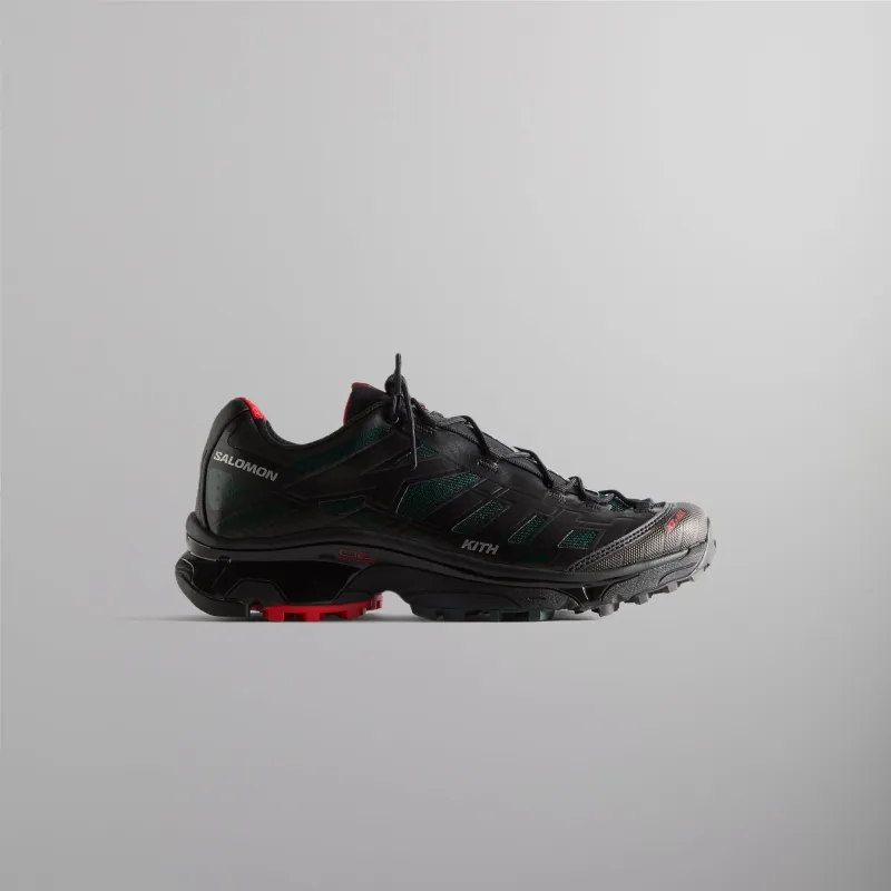 Kith for Salomon XT-4K - Black / Scarab / Fiery Red sold by Kith