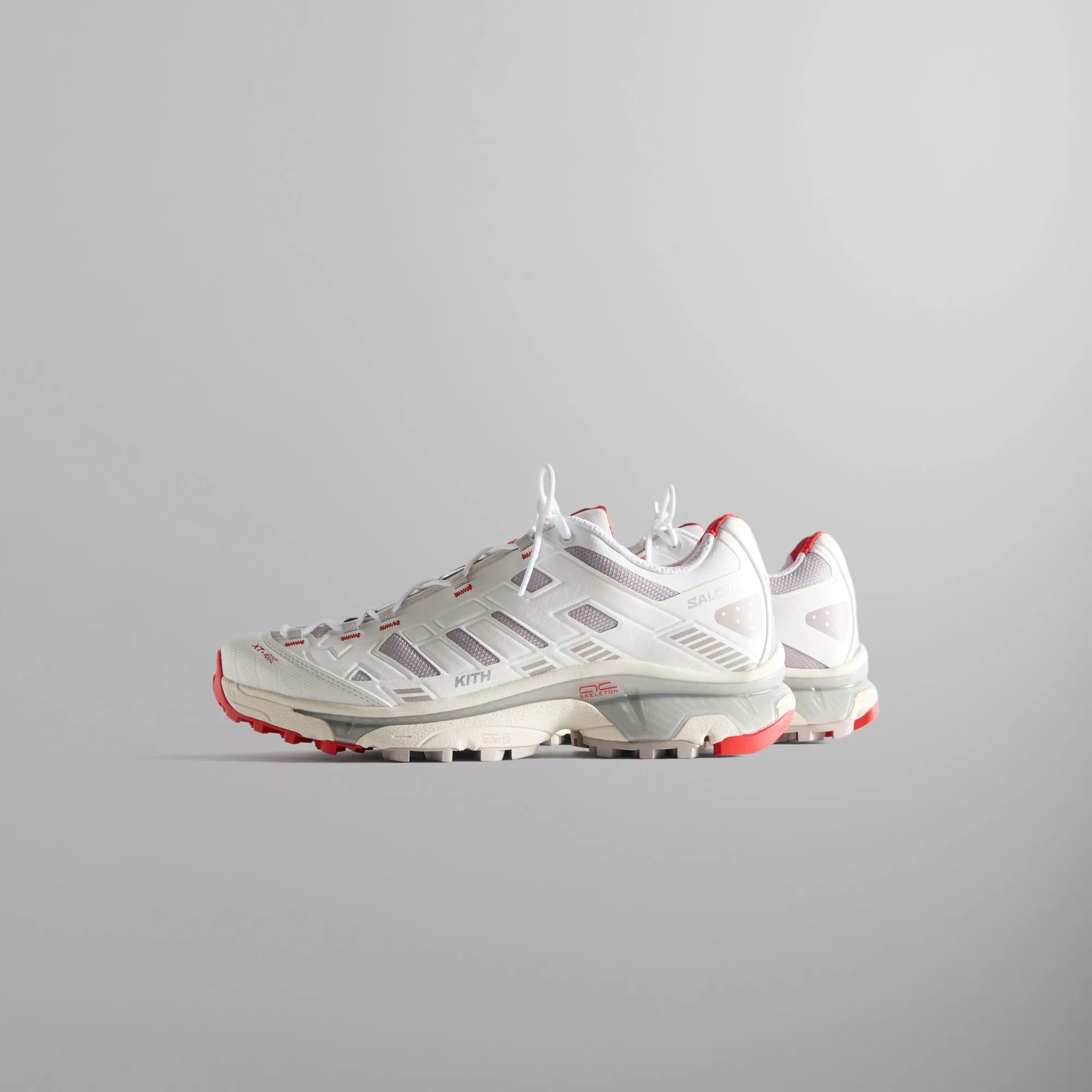 Kith for Salomon XT-4K - Bright White / Ashes of Roses / Fiery Red sold by Kith product image thumbnail 4