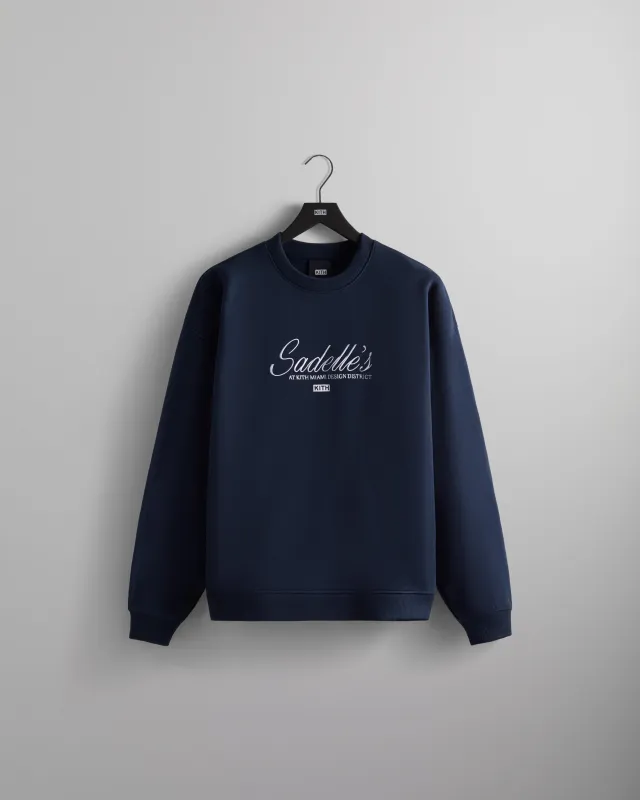 Kith for Sadelle's Miami Crewneck - Nocturnal sold by Kith