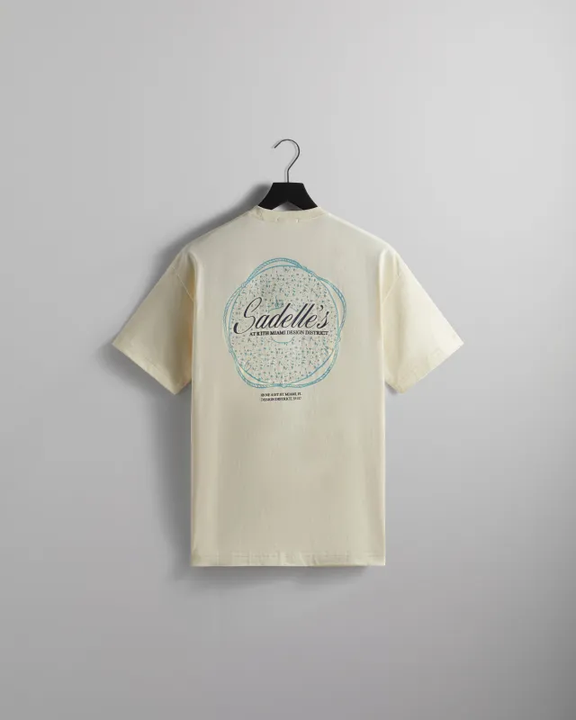 Kith for Sadelle's Miami Bagel Pocket Tee - Sandrift sold by Kith