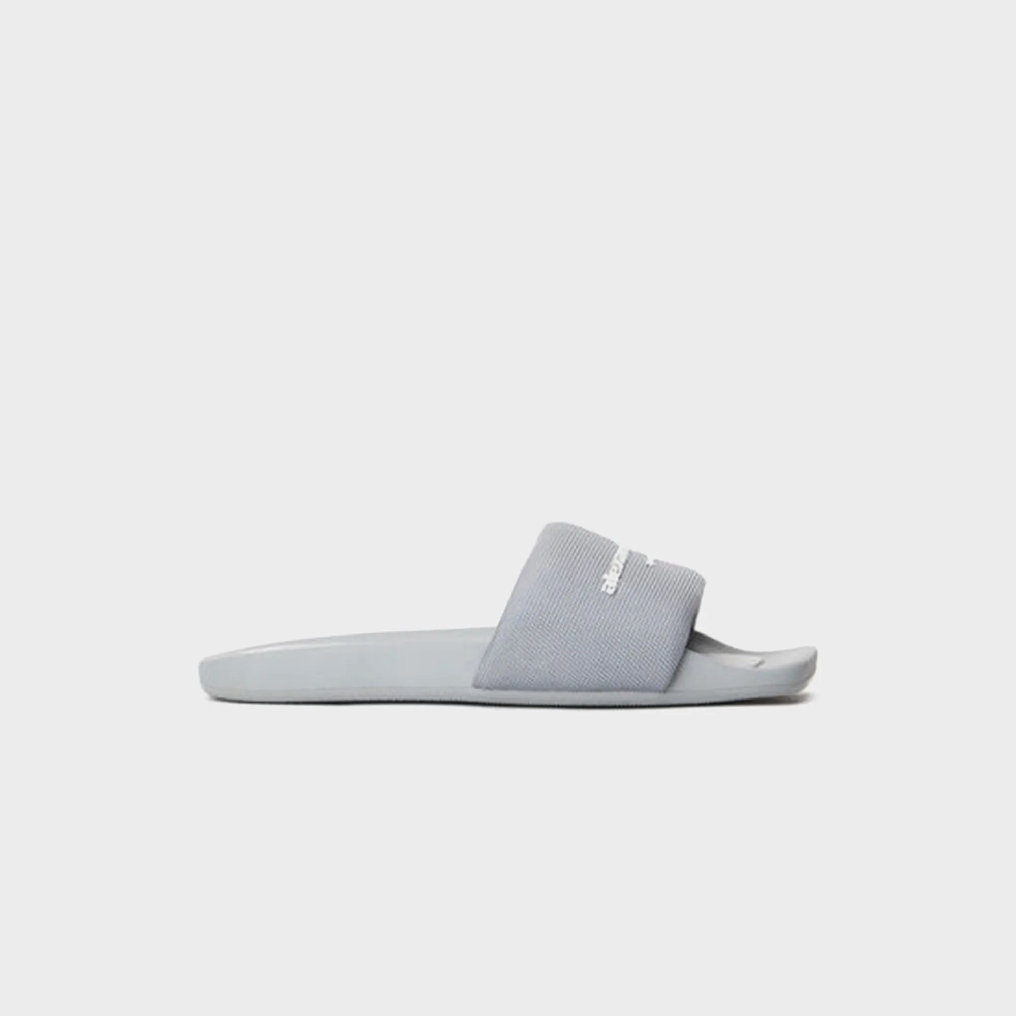Alexander Wang AW Pool Slide - Alloy sold by Kith