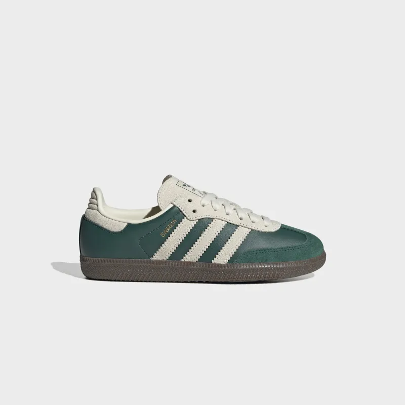 adidas Samba OG - Collegiate Green / Cream White / Gum sold by Kith