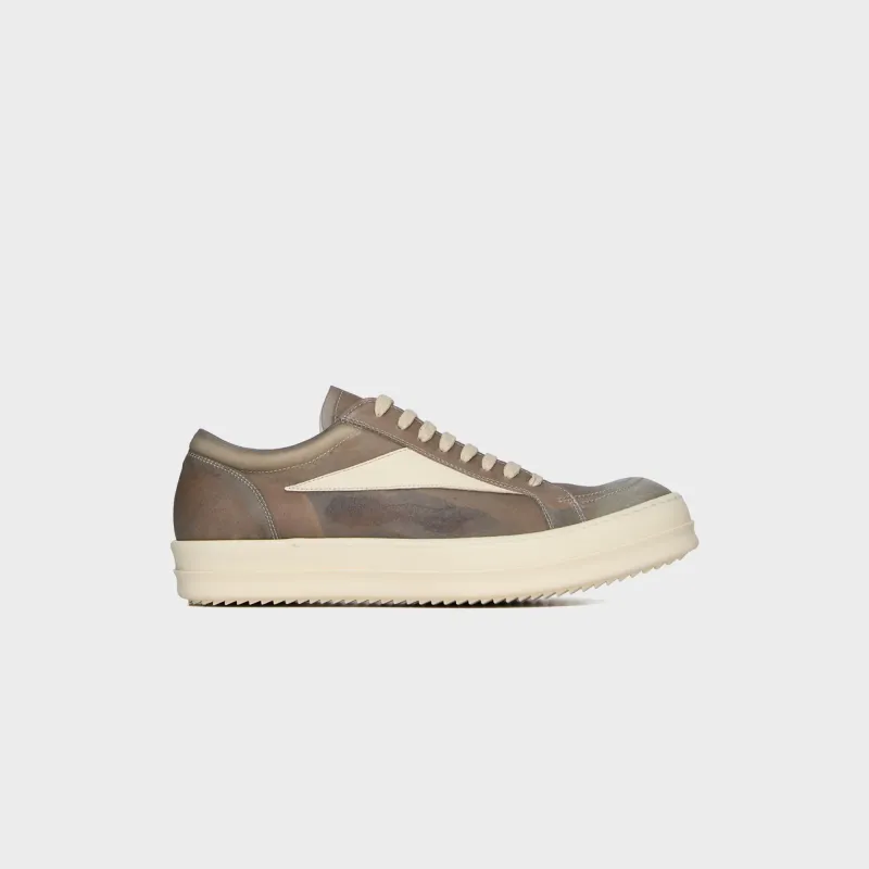 Rick Owens Vintage Sneakers Scarpe in Pelle - Dust / Milk / Milk sold by Kith