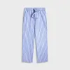 Tekla Poplin Pyjama Pants - Penny Stripes sold by Kith