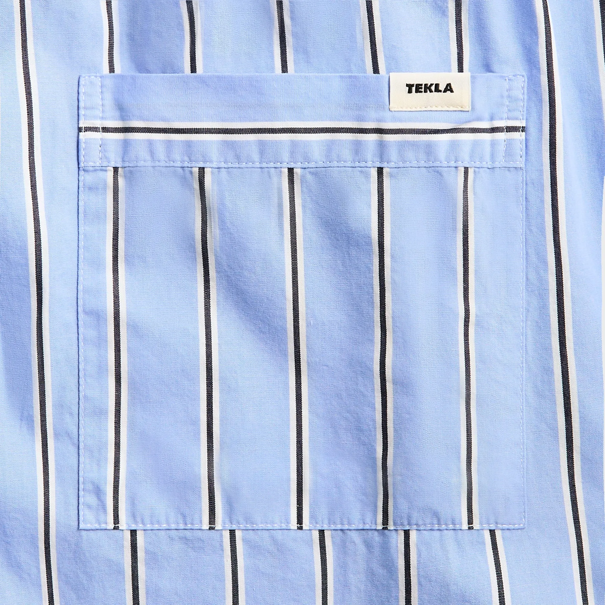 Tekla Poplin Pyjama Pants - Bassett Stripes sold by Kith product image thumbnail 3