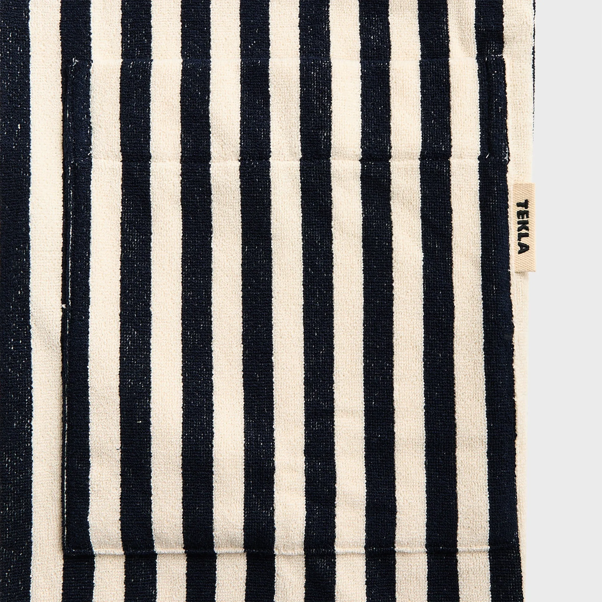 Tekla Hooded Bathrobe - Humbug Stripes sold by Kith product image thumbnail 4