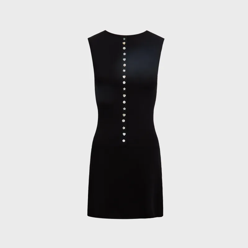 Sandy Liang Serrano Dress - Black sold by Kith