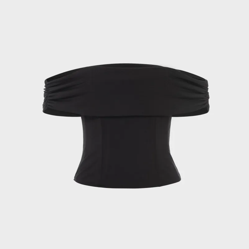 Miaou Magda Top - Black sold by Kith