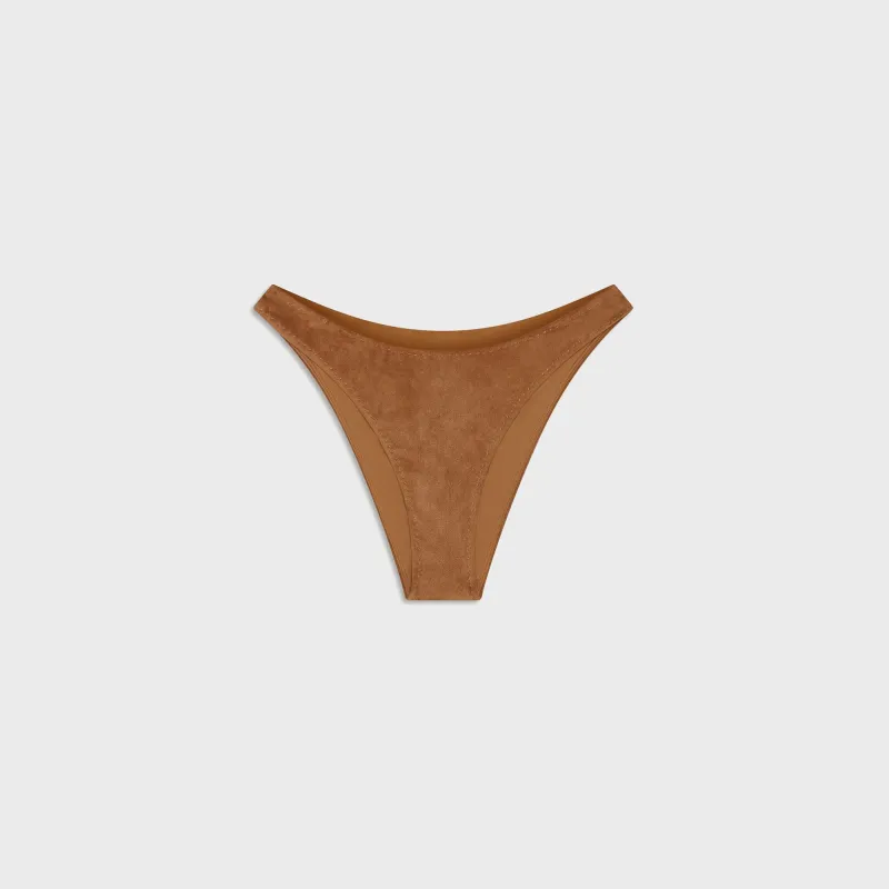 Frankies Bikinis x Bella Hadid Dove Suede Bottom - Sunkissed Suede sold by Kith