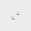 Faris Spina Hoops - Silver sold by Kith