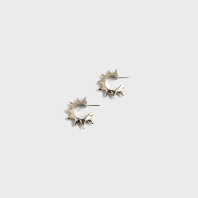Faris Spina Hoops - Gold sold by Kith