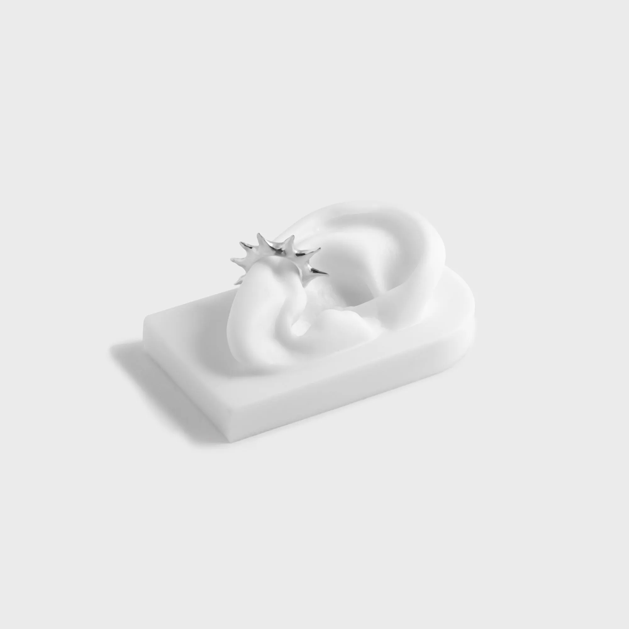 Faris Spina Ear Cuff - Silver sold by Kith