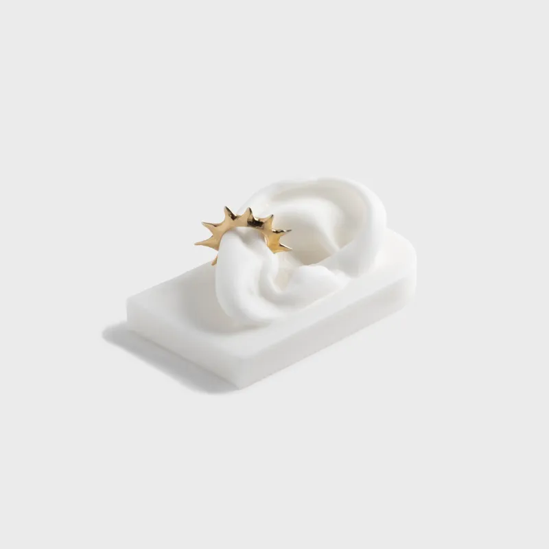 Faris Spina Ear Cuff - Gold sold by Kith