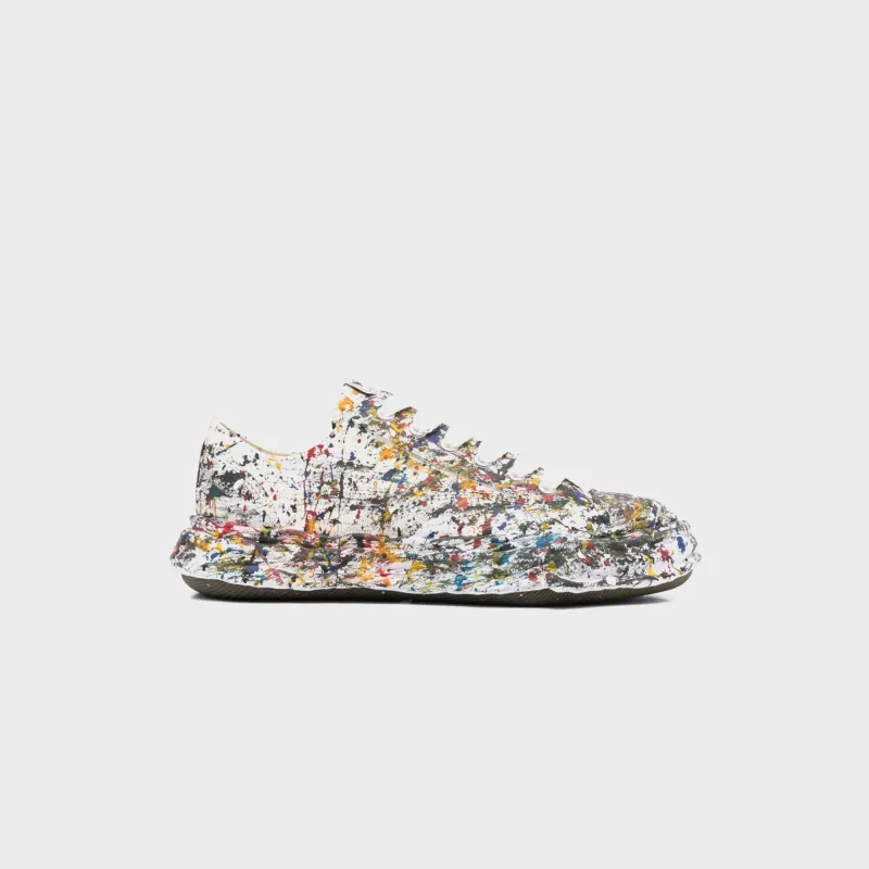 Mihara Yasuhiro Peterson 23 Original Sole Sputtering Canvas Low Top Sneaker - White sold by Kith