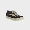 Rick Owens Vintage Sneakers Scarpe in Pelle - Mahogany / Milk / Milk sold by Kith