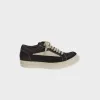 Rick Owens Vintage Sneakers Scarpe in Pelle - Mahogany / Milk / Milk sold by Kith