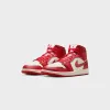 Nike Air Jordan 1 Mid - Sail / Team Red / Varsity Red sold by Kith