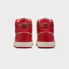 Nike Air Jordan 1 Mid - Sail / Team Red / Varsity Red sold by Kith