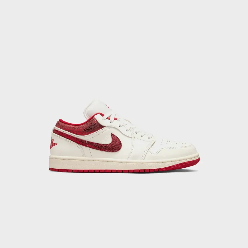 Nike Air Jordan 1 Low Se - Sail / Varsity Red / Team Red sold by Kith