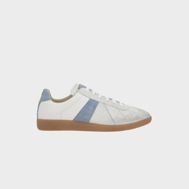 Maison Margiela Replica Sneaker - Light Blue / White / Camel sold by Kith