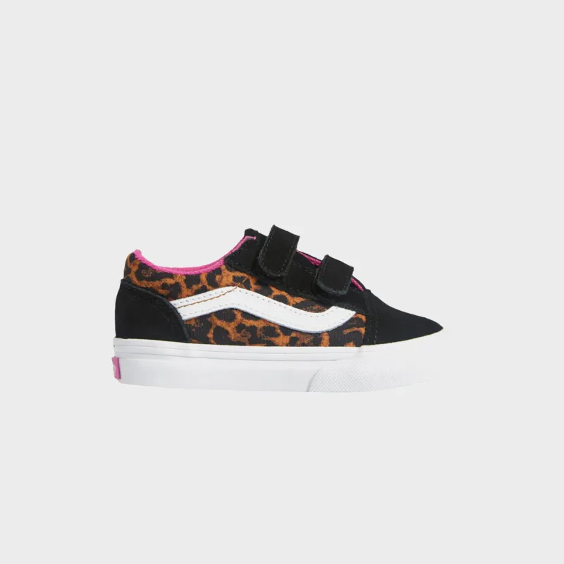 VANS TD Old Skool V Leopard Pop - Black / Multi sold by Kith