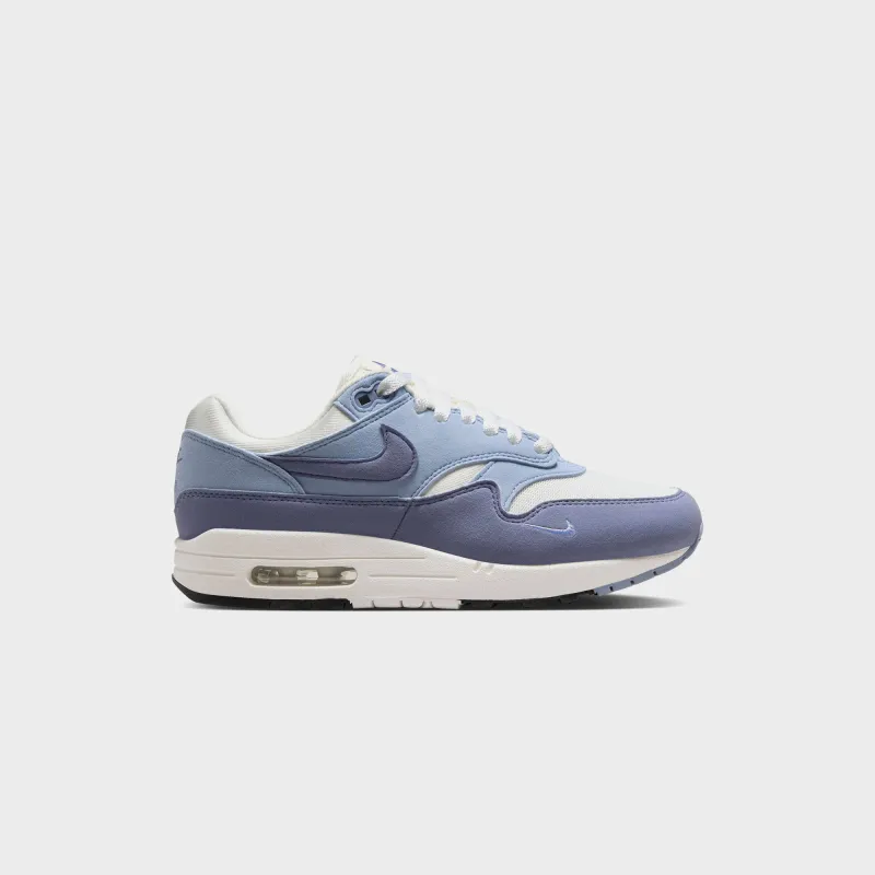 Nike WMNS Air Max 1 `87 - Sail / Light Armoury Blue / Black / Ashen Slate sold by Kith