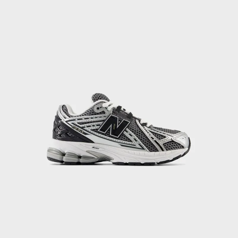 New Balance PS  1906R Hook & Loop - Silver Metallic / Black sold by Kith