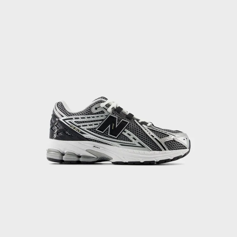 New Balance GS 1906R Hook & Loop - Silver Metalic / Black sold by Kith