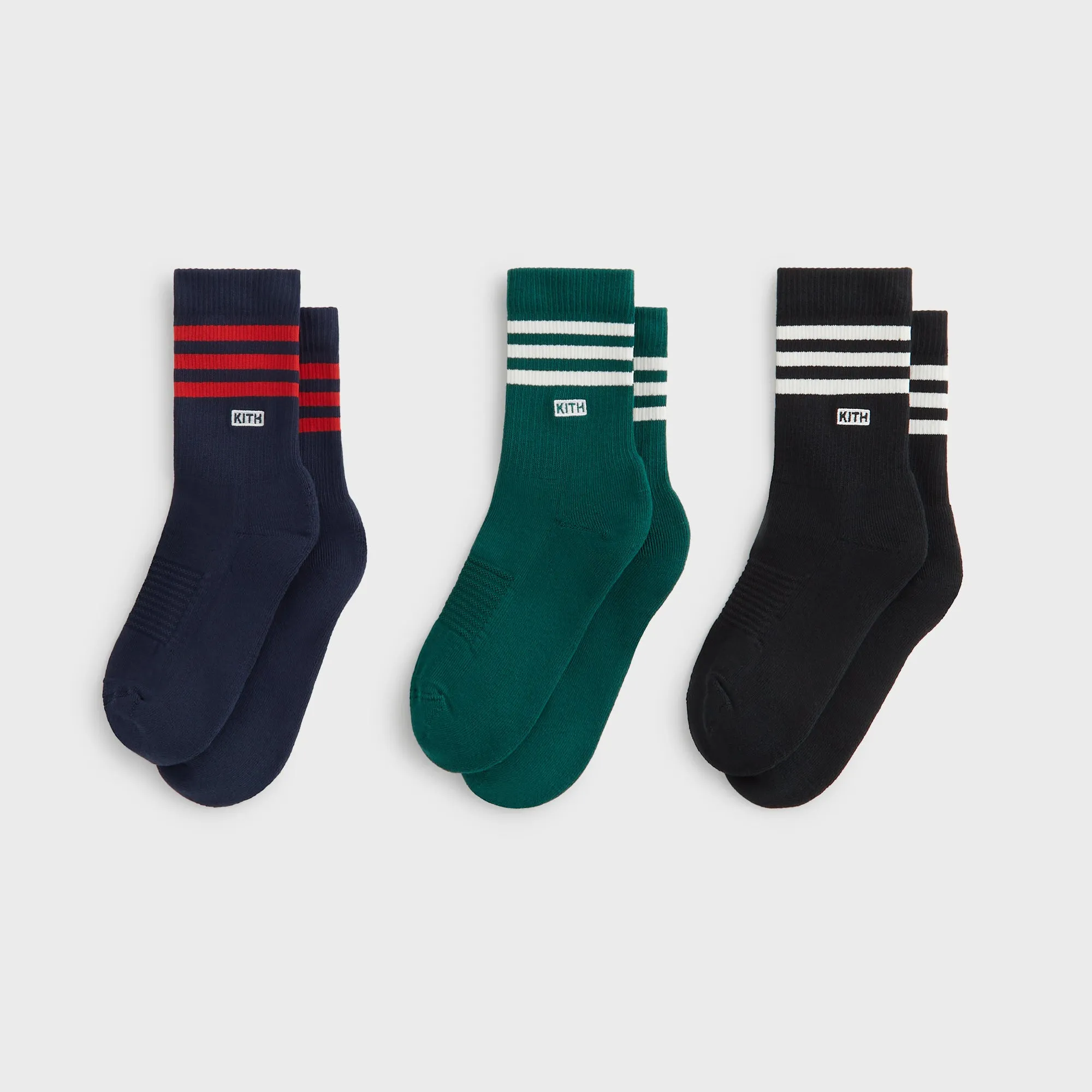 Kith for adidas Football Sock Pack - Blue / Black / Green sold by Kith