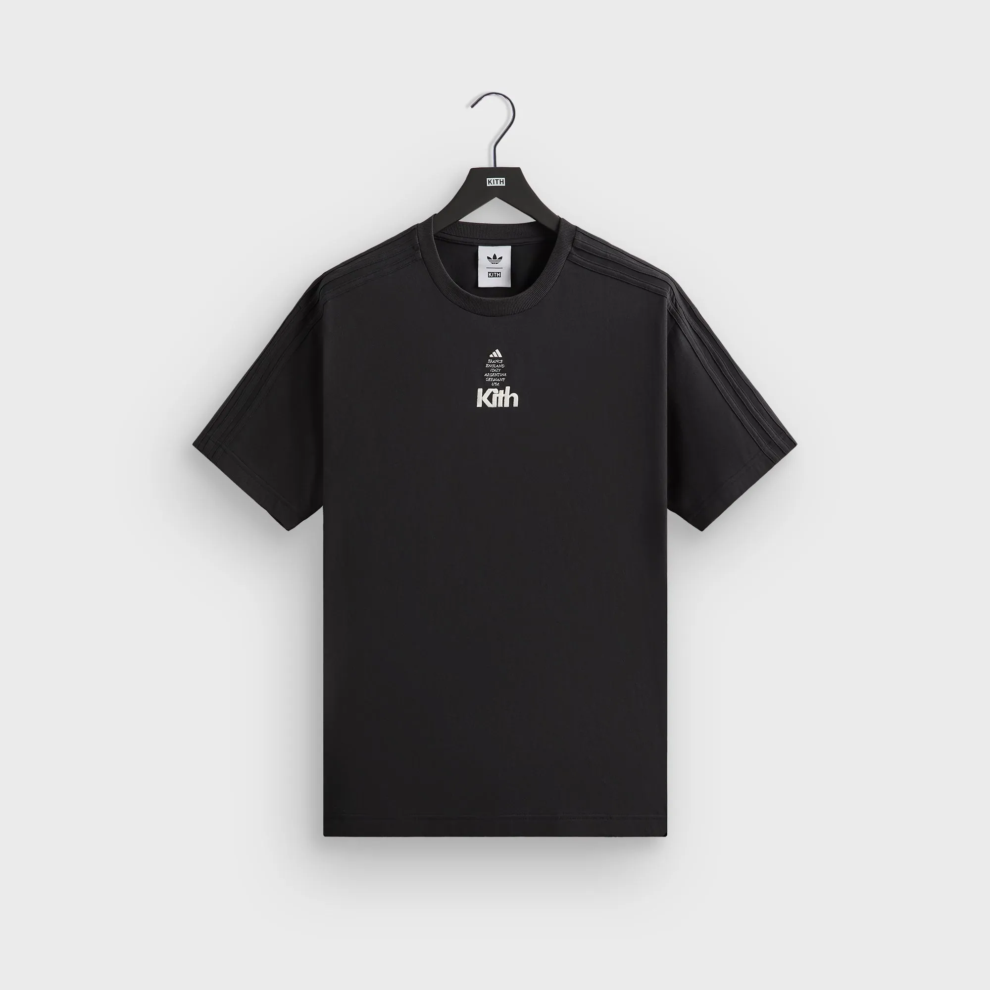 Kith for adidas Football Short Sleeve Tee - Black sold by Kith