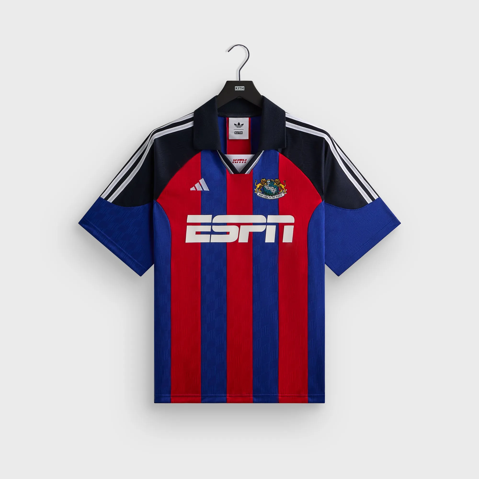 Kith for adidas Football ESPN Jersey - Red / Blue sold by Kith