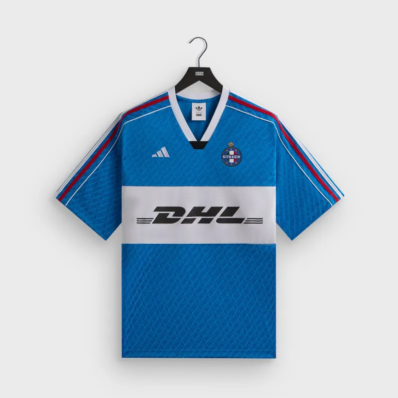 Kith for adidas Football DHL Express Jersey - Blue Burst sold by Kith