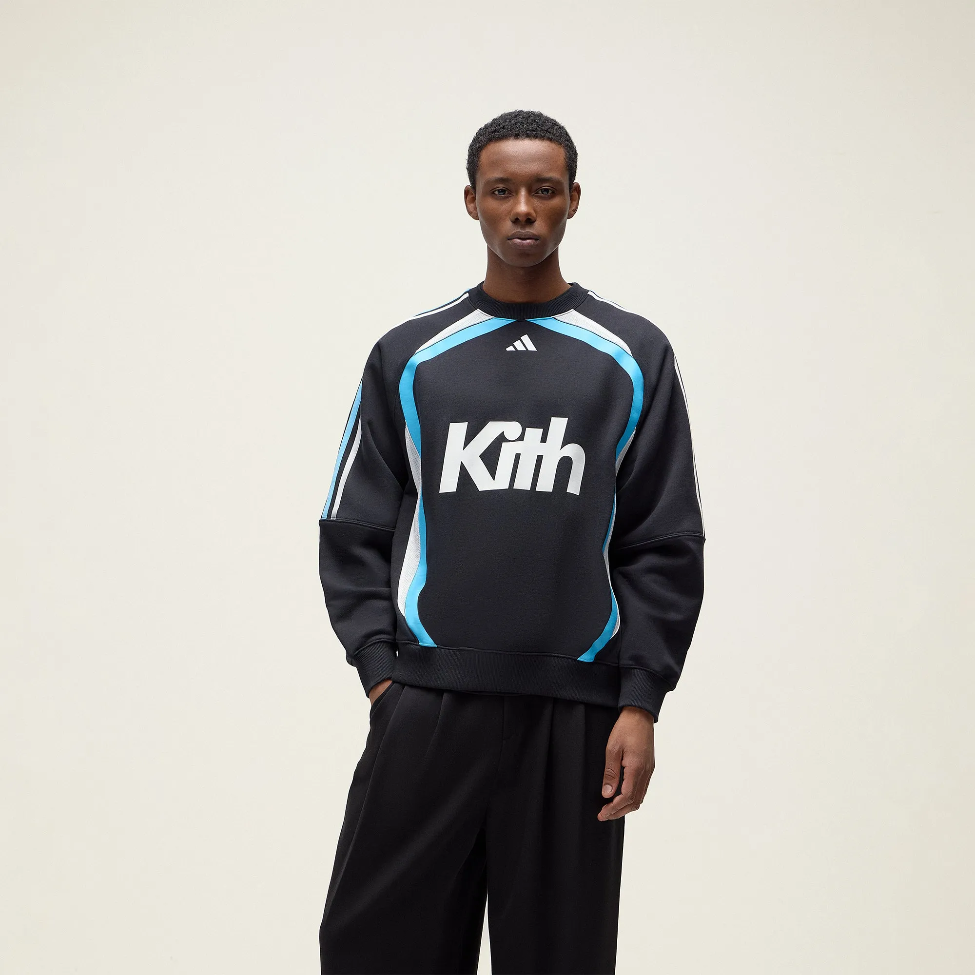 Kith for adidas Football Crewneck - Black sold by Kith product image thumbnail 2