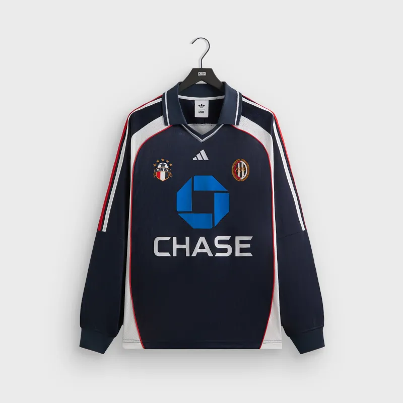 Kith for adidas Football Chase Long Sleeve Jersey - Legend Ink sold by Kith