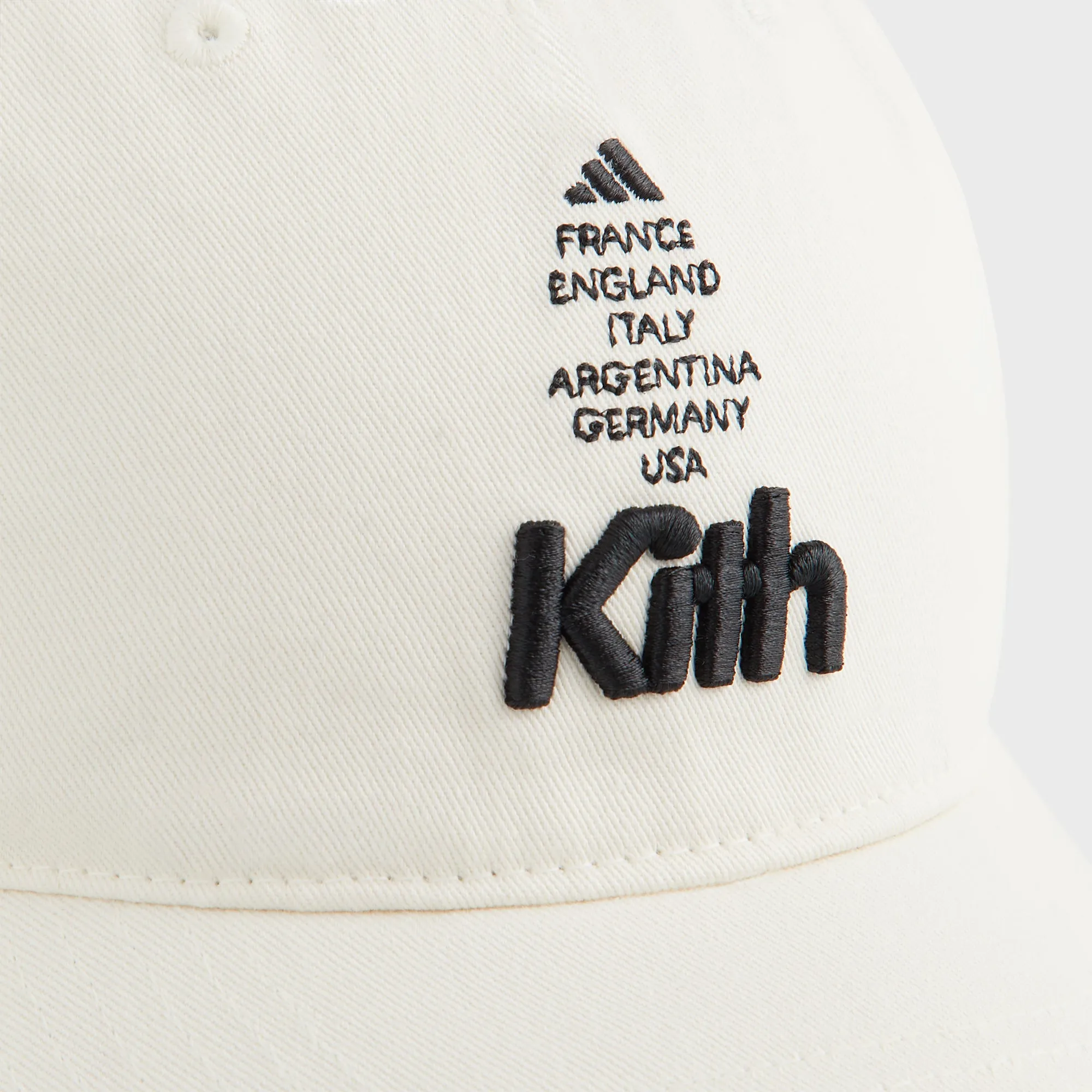Kith for adidas Football Cap - Chalk White sold by Kith product image thumbnail 5