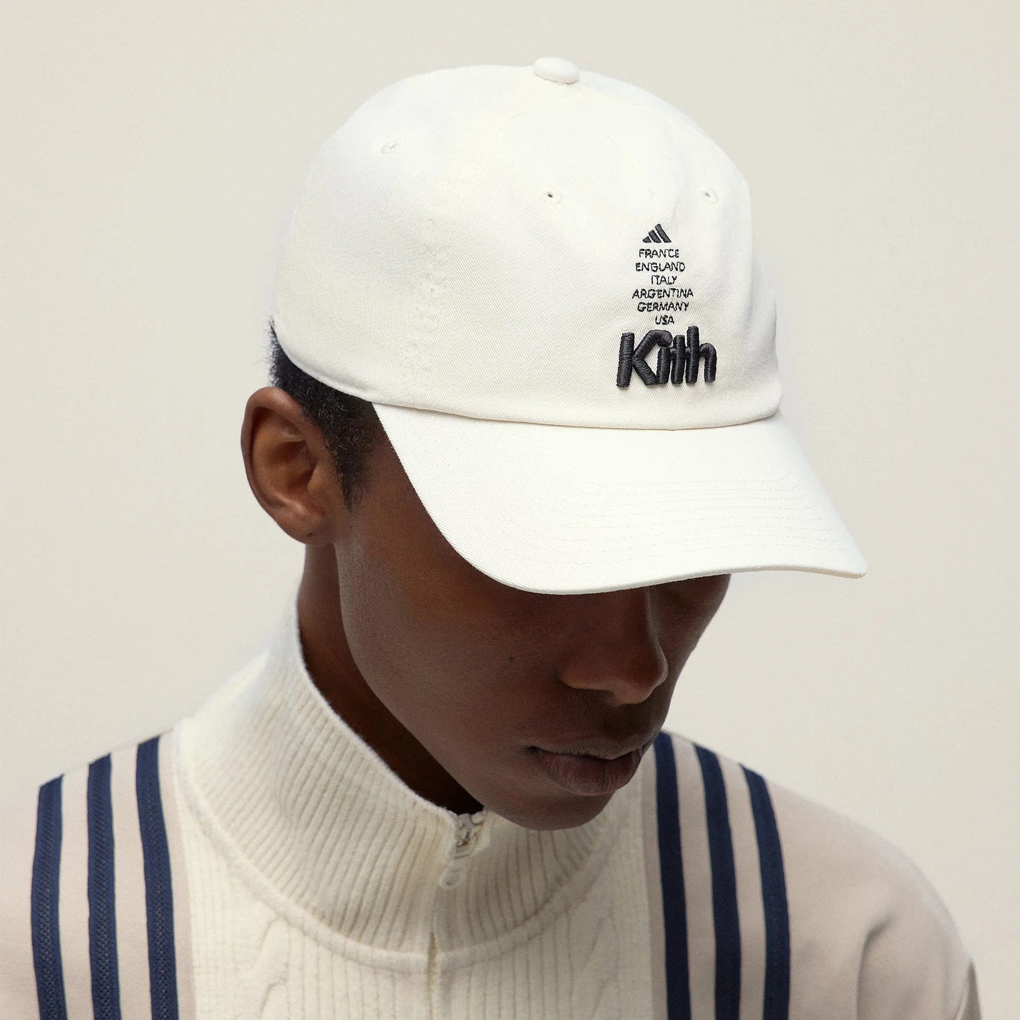 Kith for adidas Football Cap - Chalk White sold by Kith product image thumbnail 2