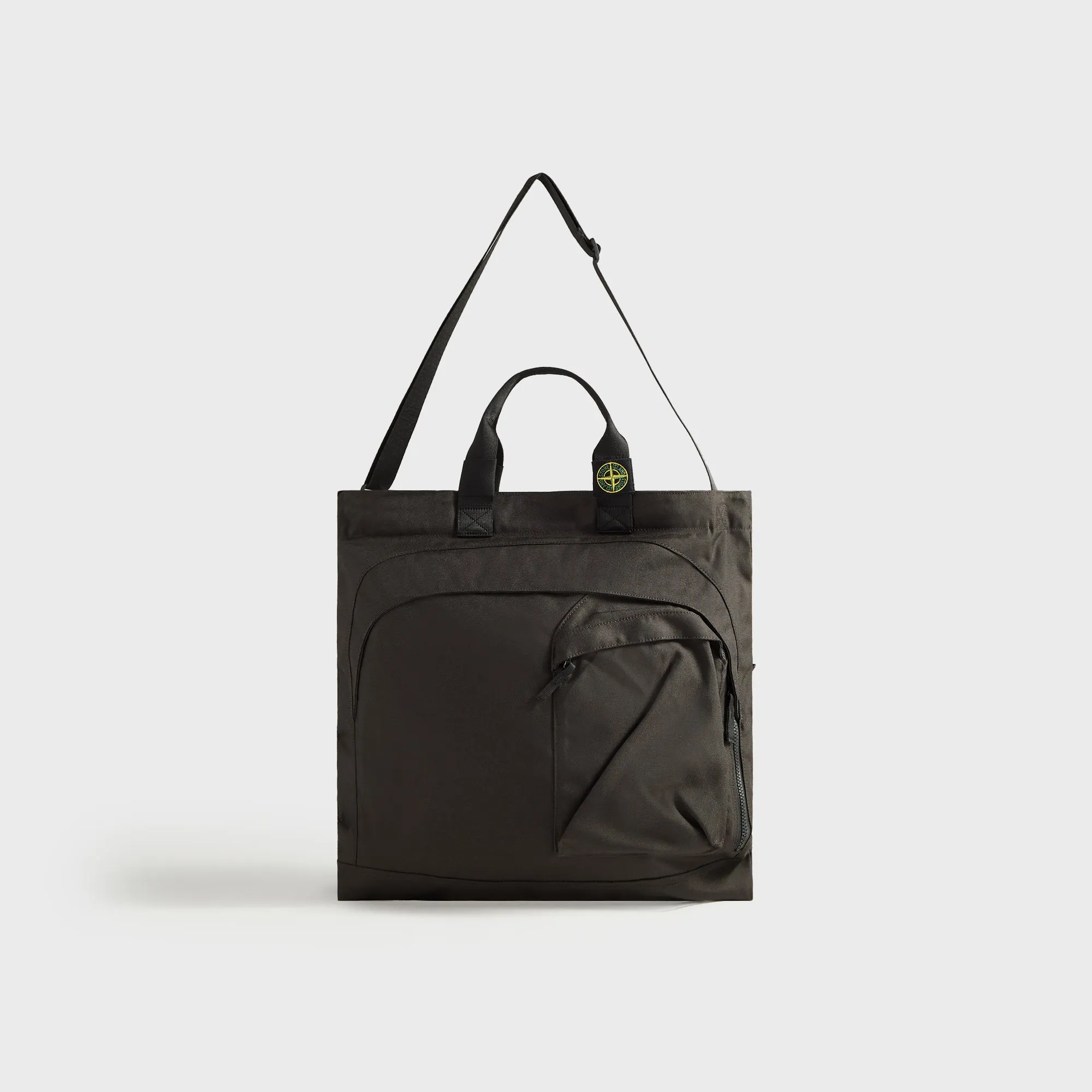 Stone Island Tote Bag - Lead Grey sold by Kith