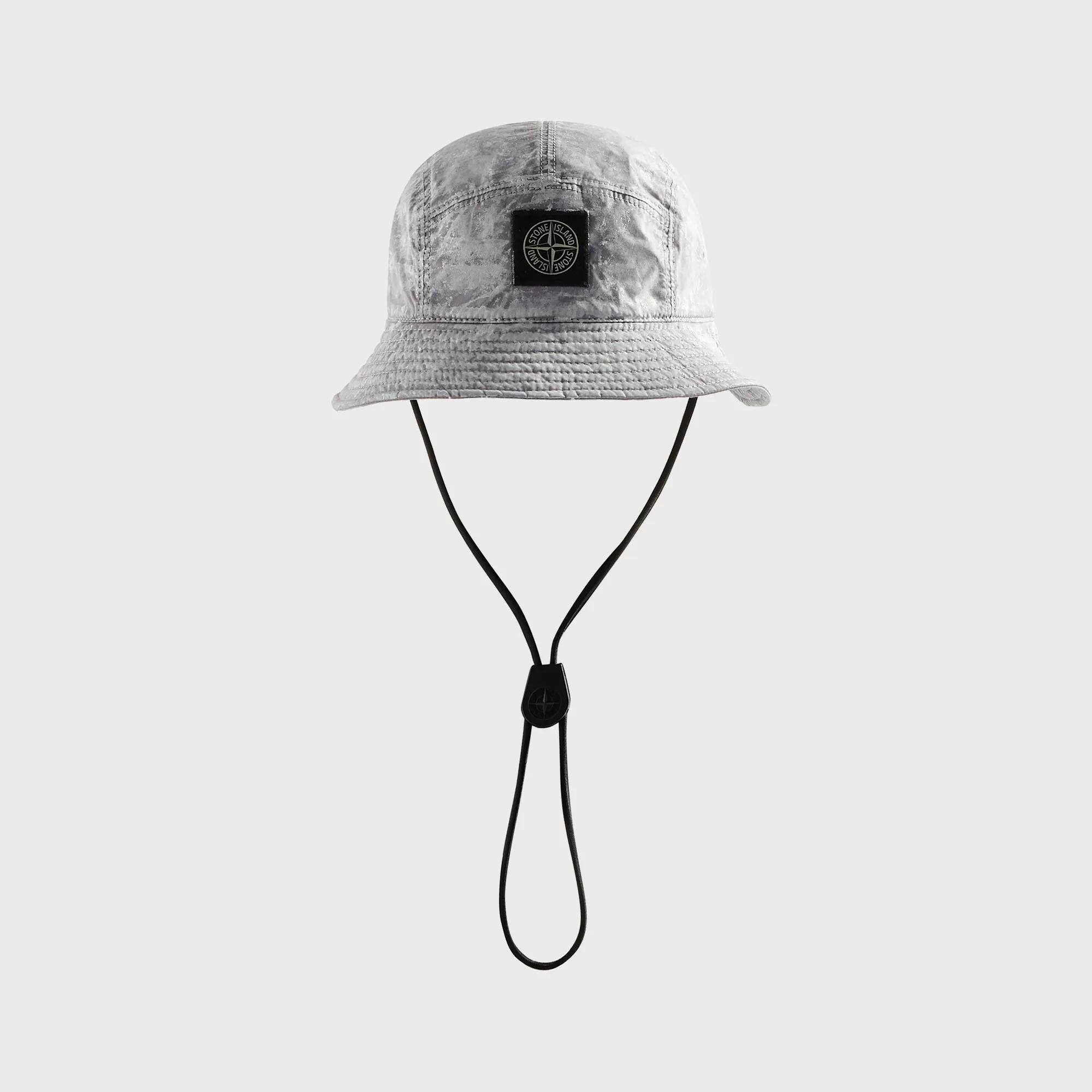 Stone Island Stretch-Tc Garment Dyed Bucket - Pearl Grey sold by Kith