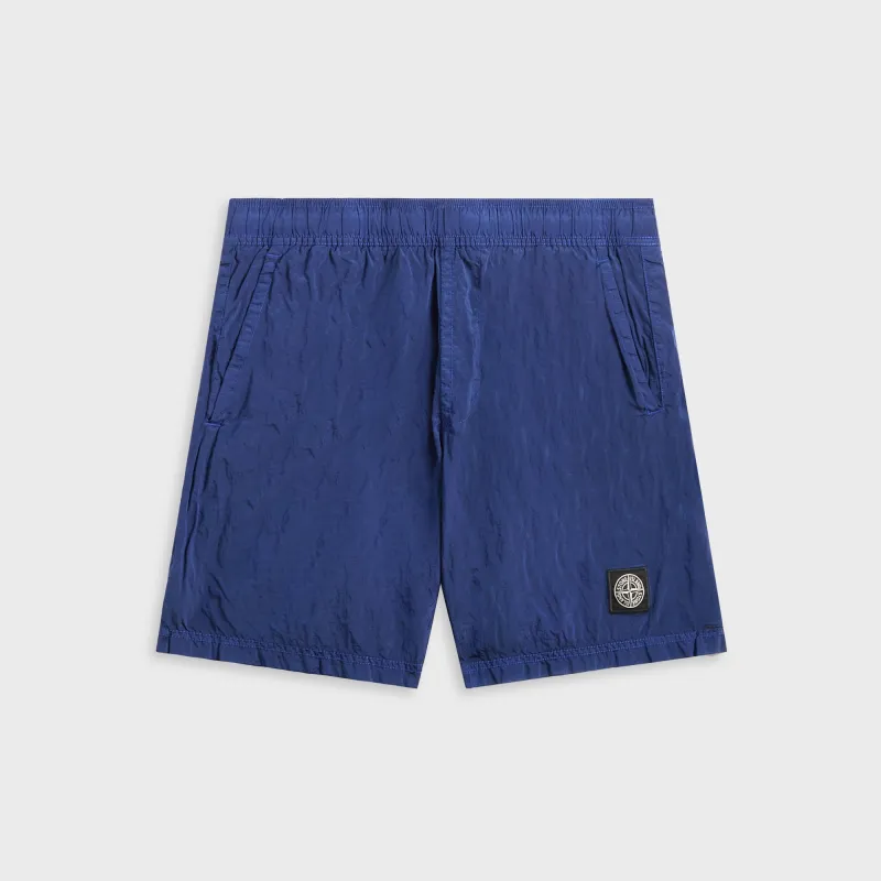 Stone Island Nylon Metal Swim Short - Bright Blue sold by Kith