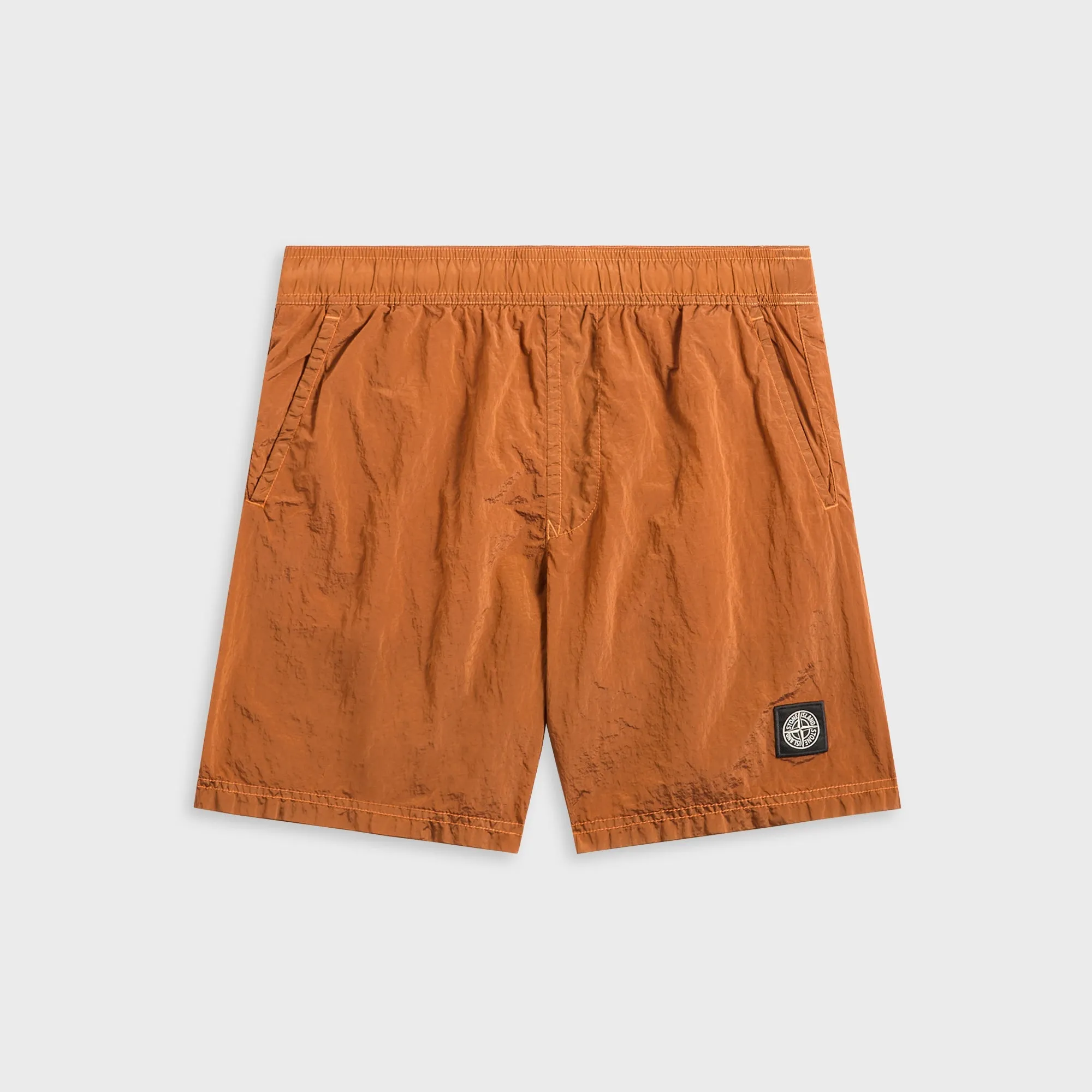 Stone Island Nylon Metal Swim Short - Arancio sold by Kith