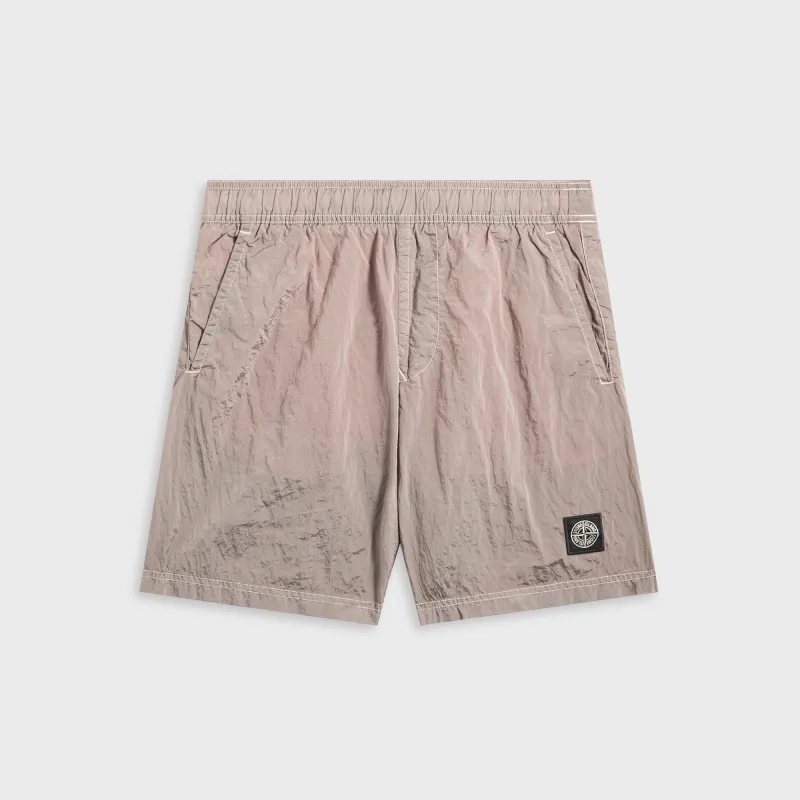 Stone Island Nylon Metal Swim Short - Antique Rose sold by Kith