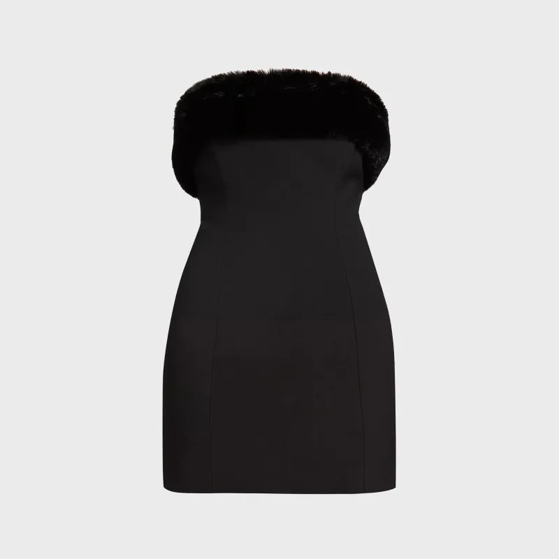 Ronny Kobo Clause Mini Dress - Black sold by Kith
