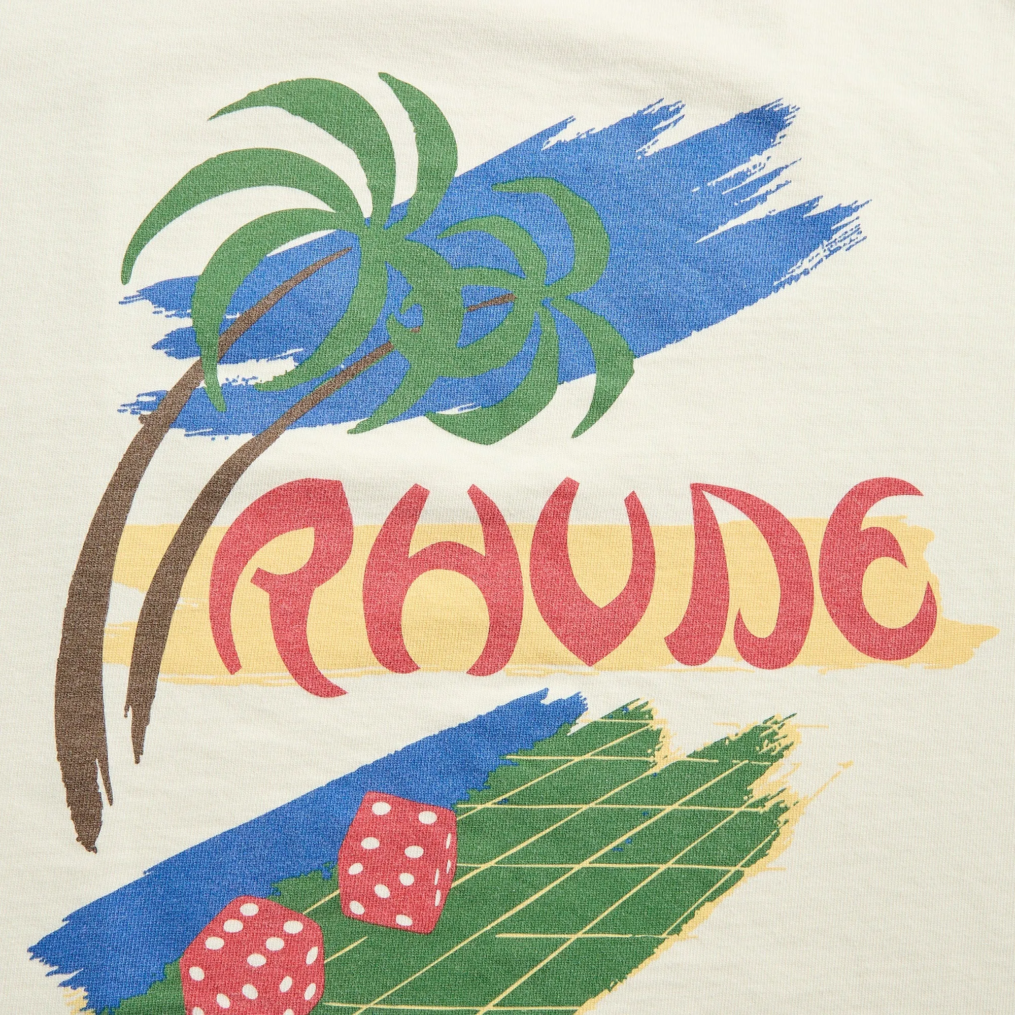 Rhude Roulette Tee - Vintage White sold by Kith product image thumbnail 3