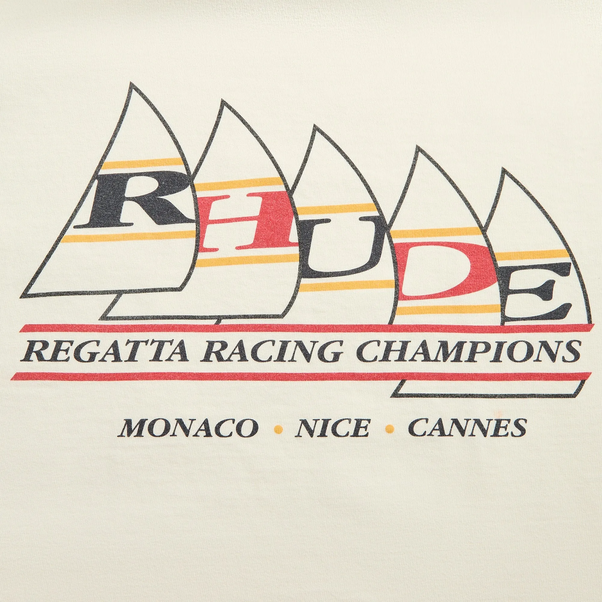 Rhude Regatta Champions Tee - Vintage White sold by Kith product image thumbnail 3
