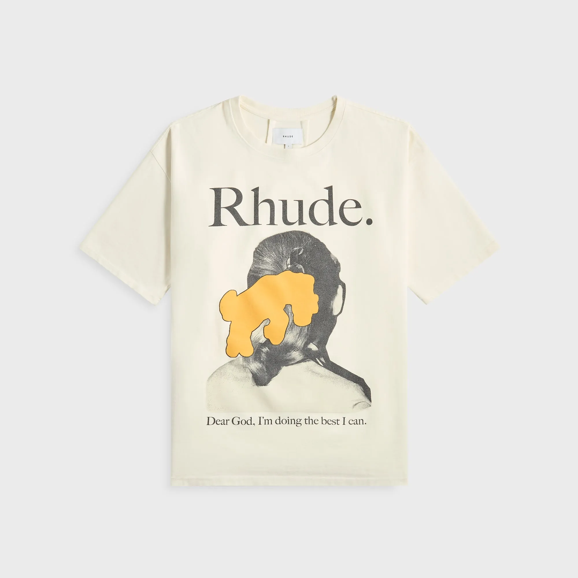 Rhude Ponytail Tee - Vintage White sold by Kith