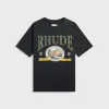 Rhude Monaco Regatta Tee - Vintage Black sold by Kith