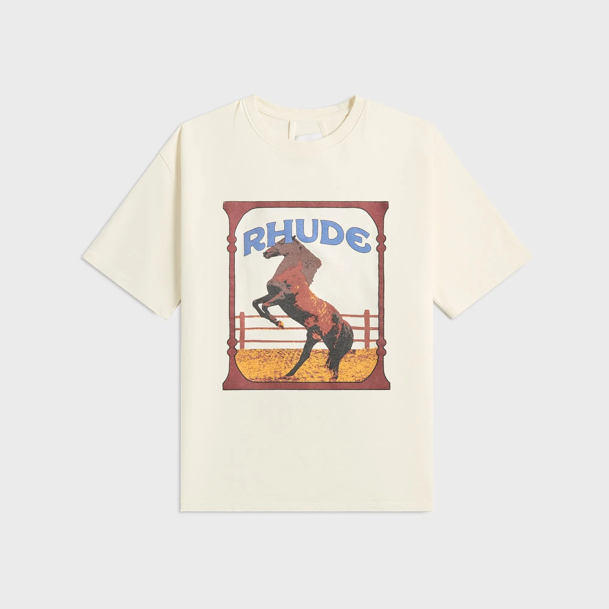 Rhude Cadre Tee - Vintage White sold by Kith